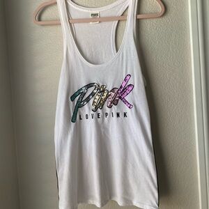 Pink Victoria’s Secret ombré tank top